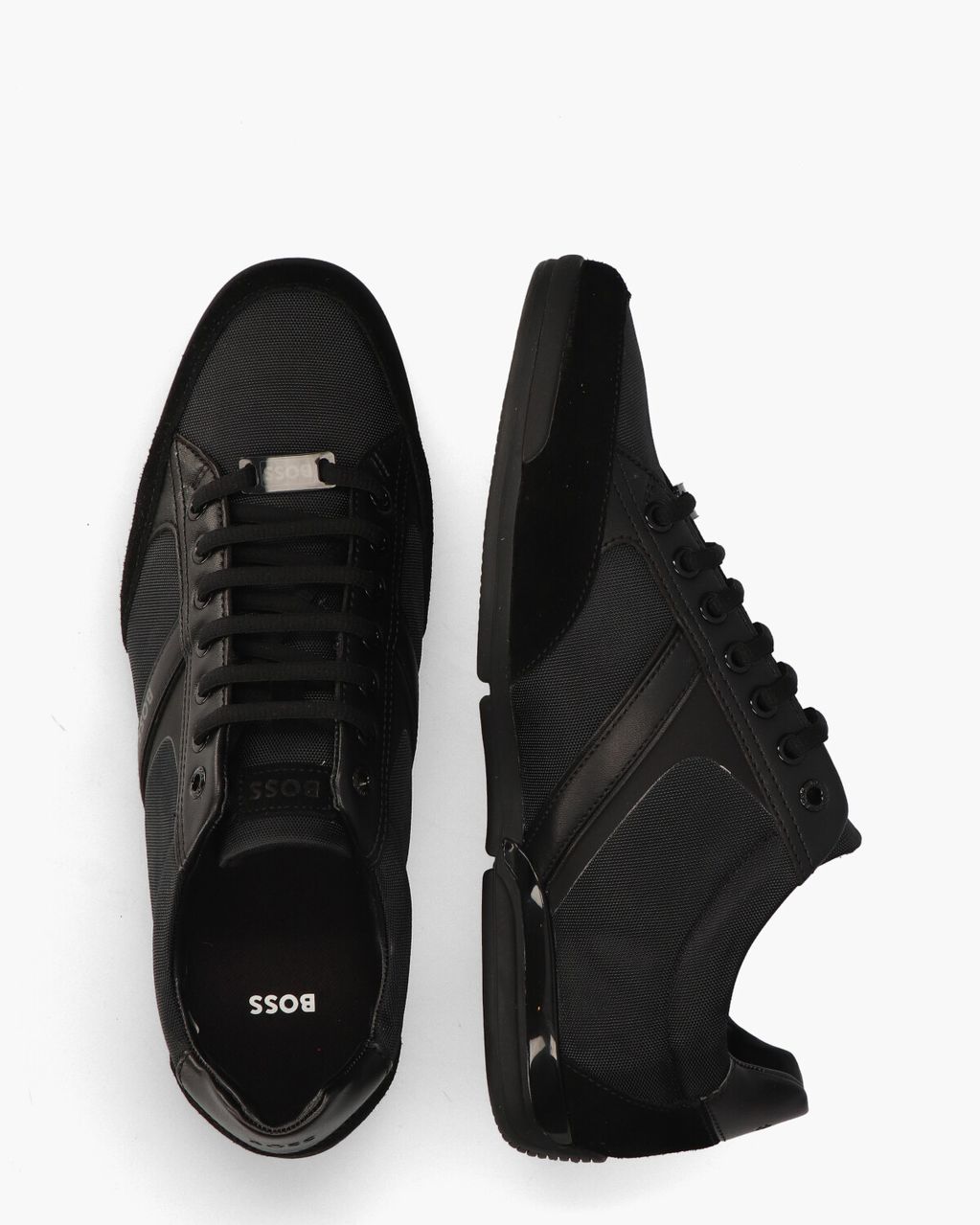 Boss Saturn Low MX Zwart Herensneakers