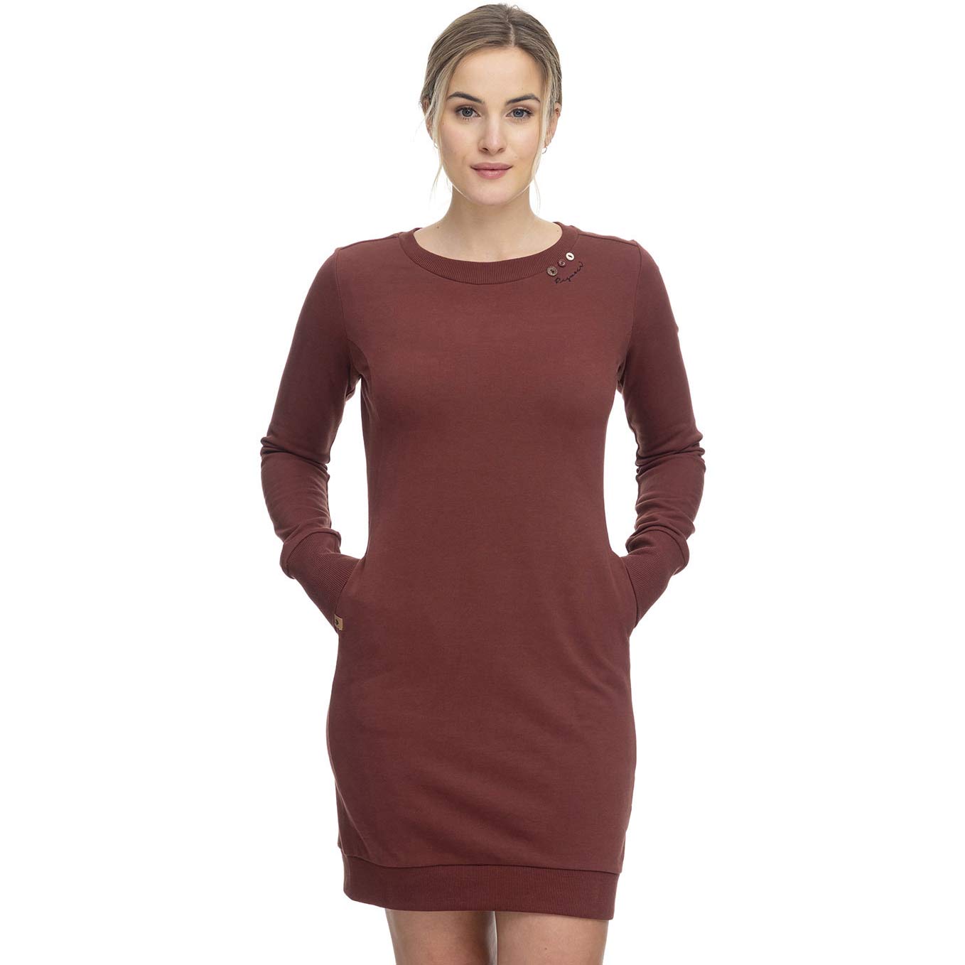 ragwear Menita Organic Kleid Damen terracotta