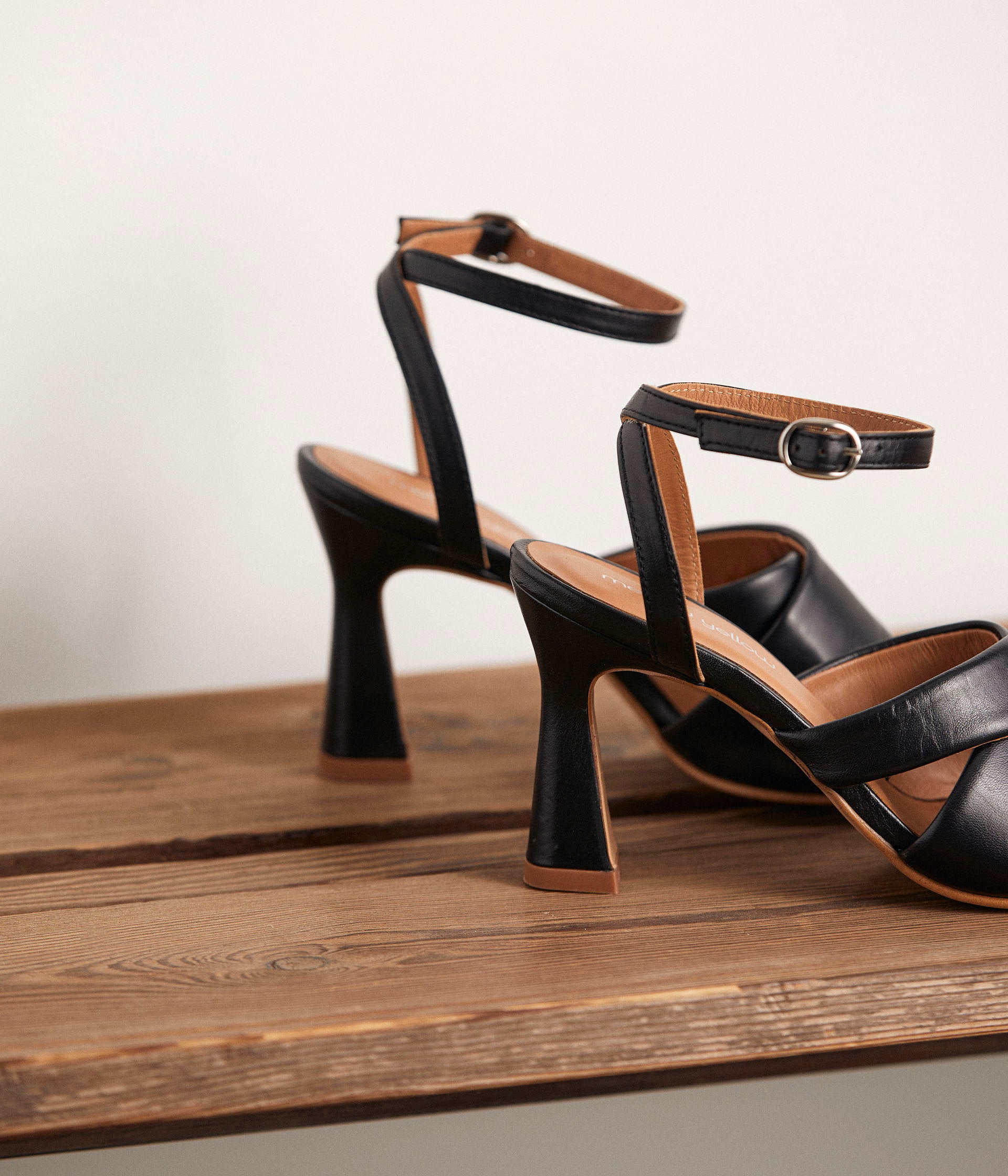 Sandales Léana cuir noir