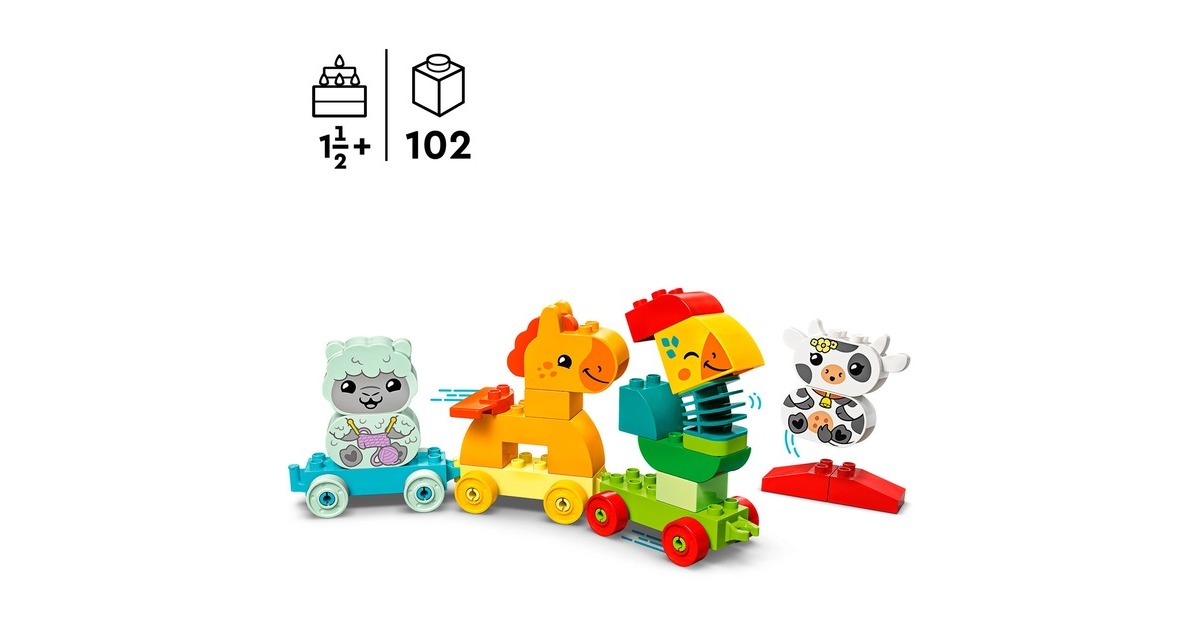 LEGODUPLO - Dierentrein Constructiespeelgoed  (10412)