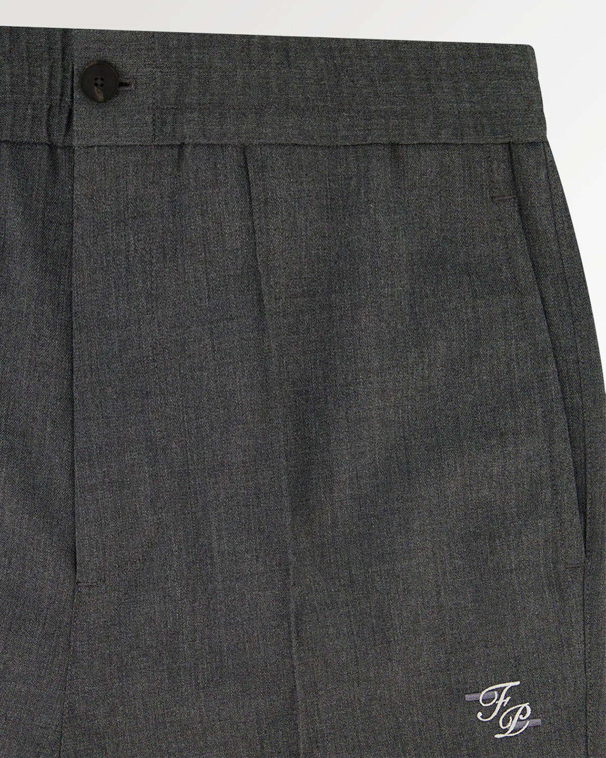 Coach Pants Twill Wool Grey