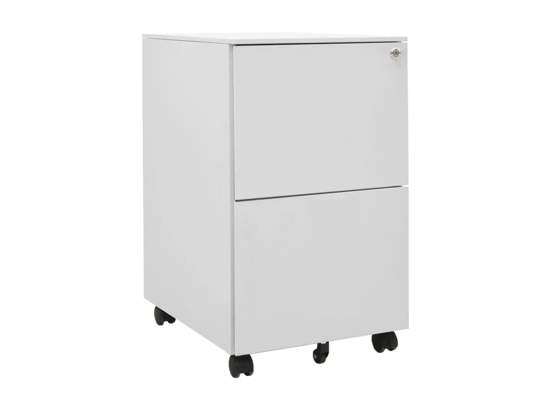 Classeur mobile Gris clair 39x45x67 Acier