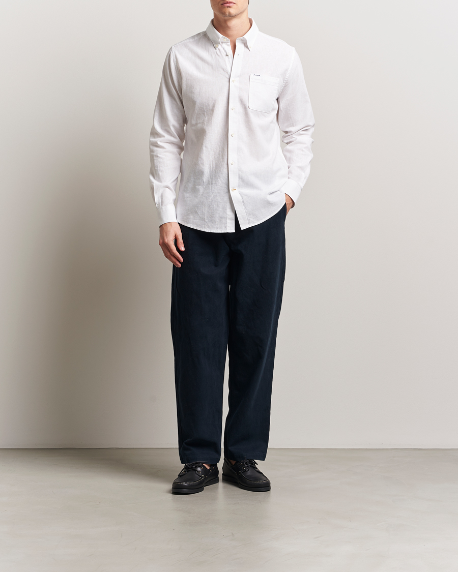 Barbour Lifestyle Nelson Linen/Cotton Shirt White