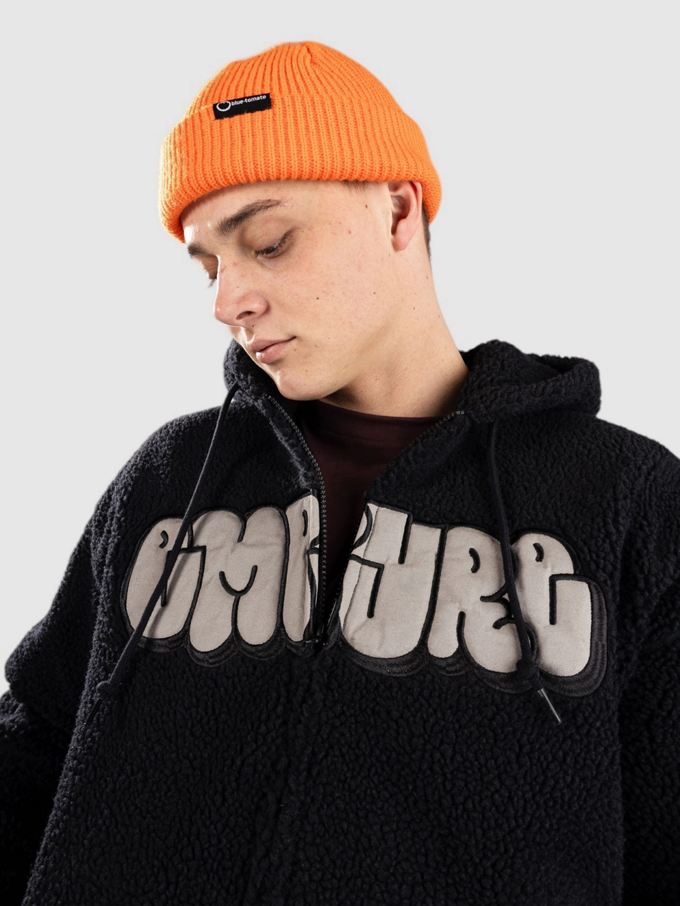 Empyre Sherpa Zip Hoodie black