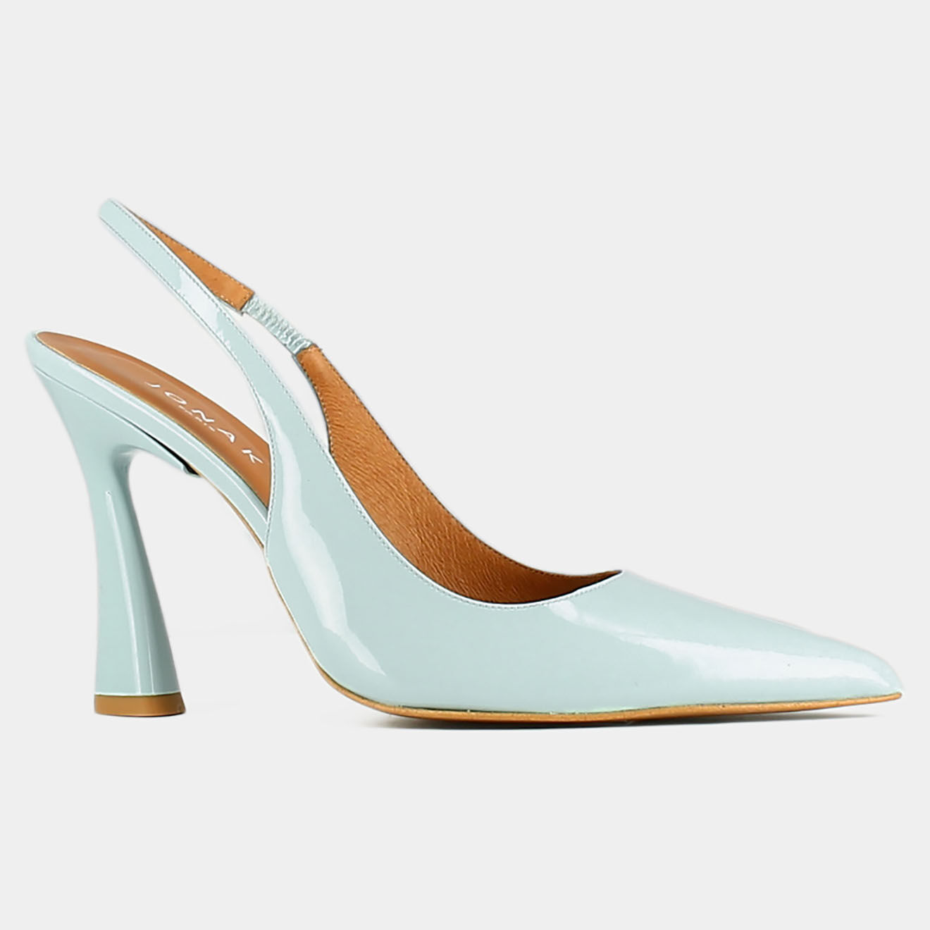 Jonak Escarpins en Cuir verni Dressy turquoise clair - Talon 10 cm
