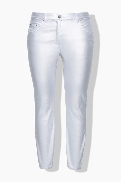 Skinny Jeans, schmal geschnitten, 5-Pocket, beschichtet