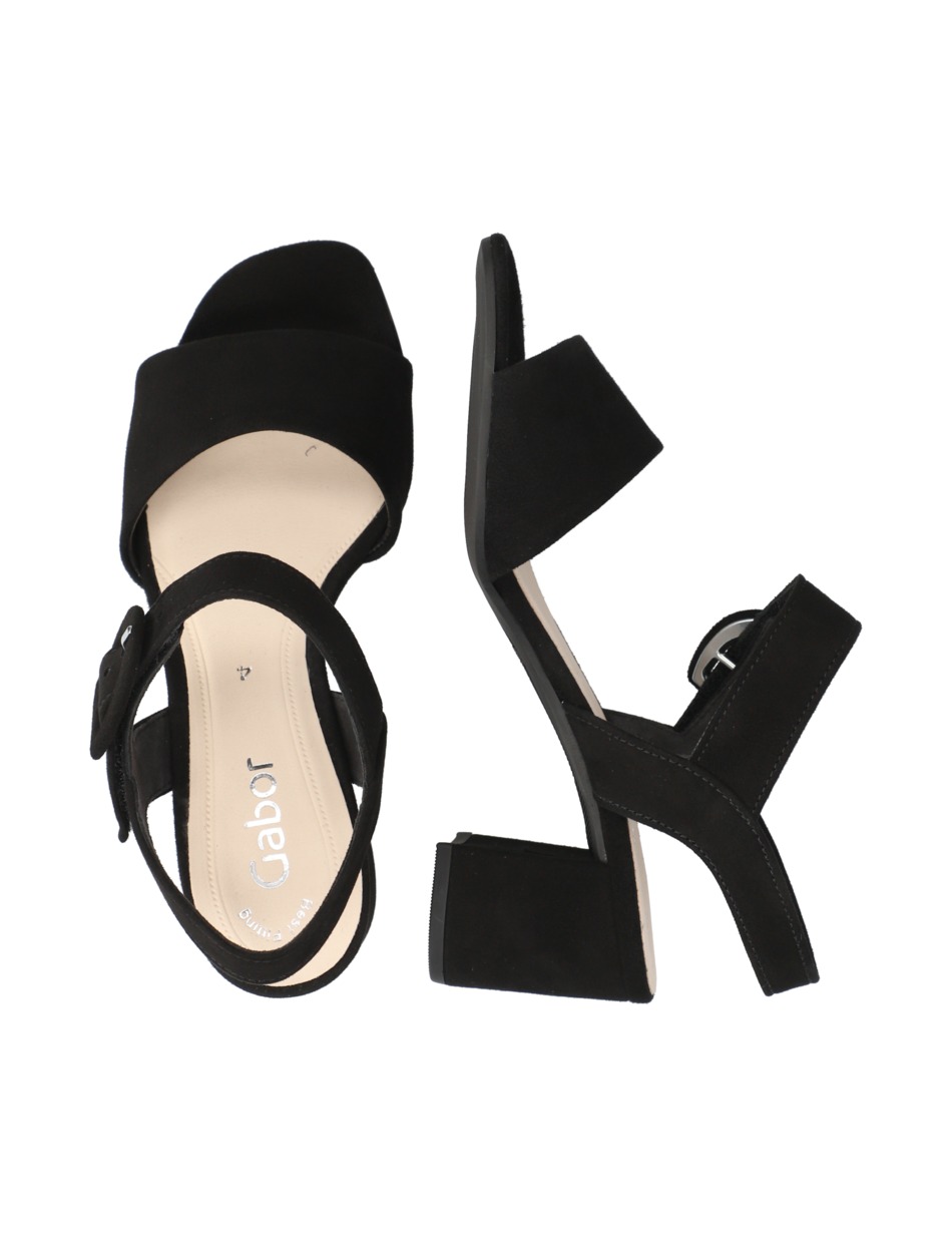 Veloursleder Sandale