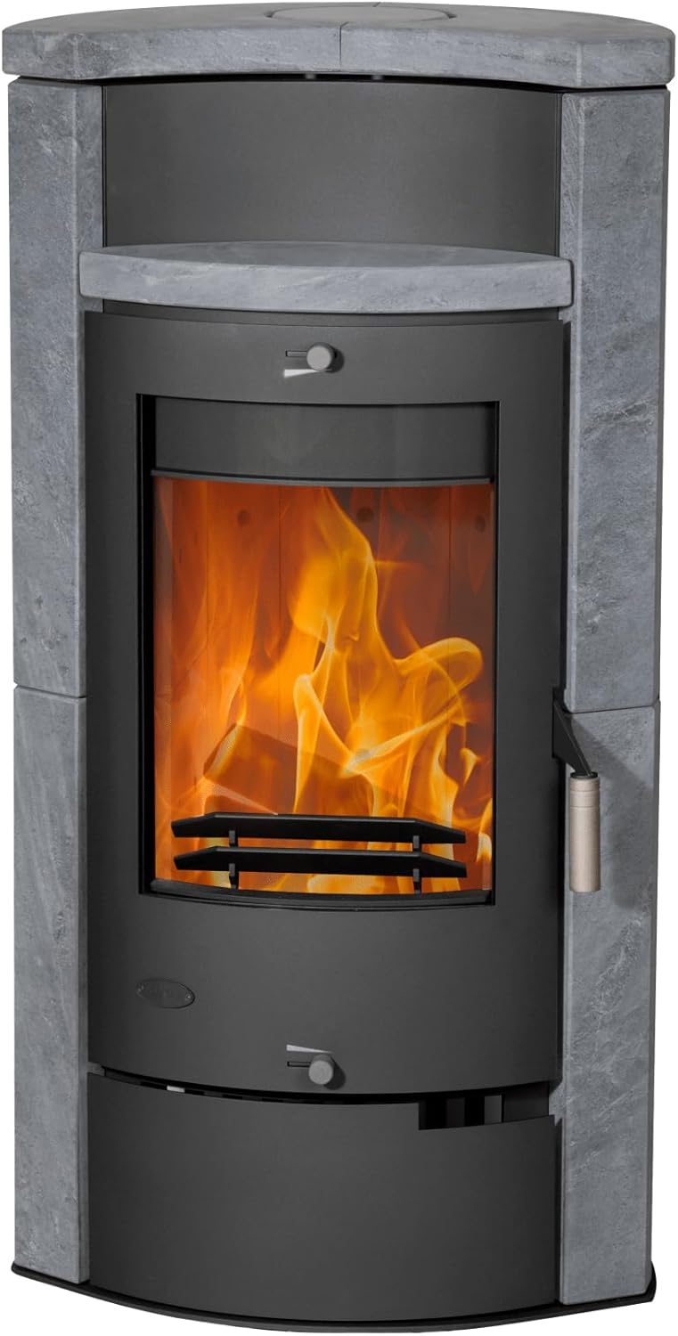 Kaminofen / Eckkaminofen Fireplace Hamburg Speckstein 8kW