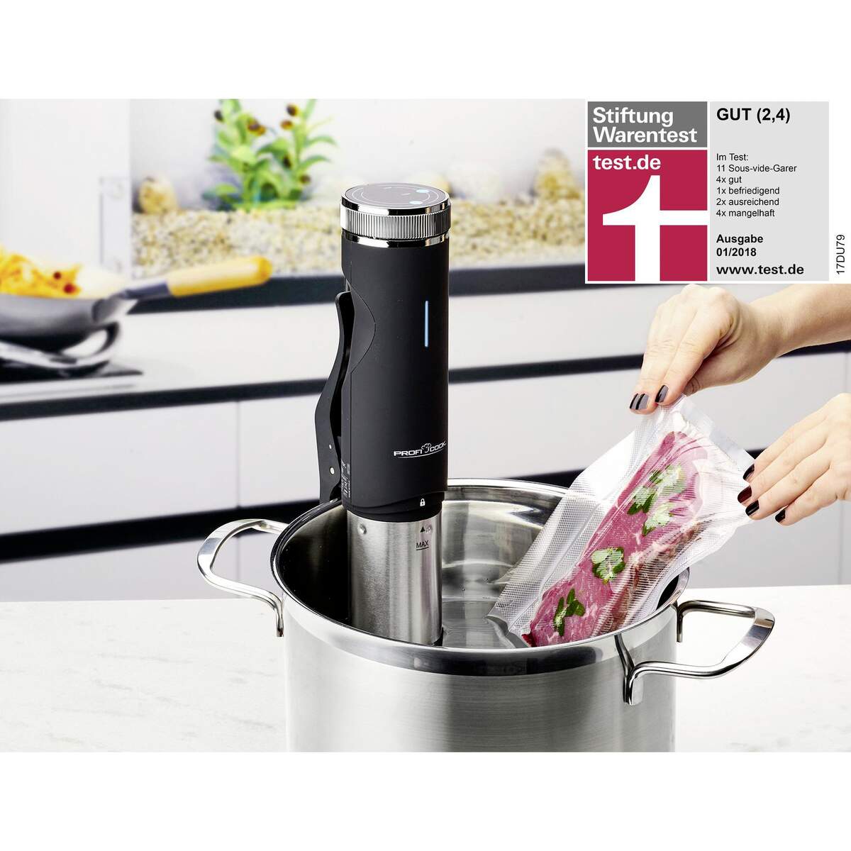 Sous Vide Garer Profi Cook SV 1126 Schwarz