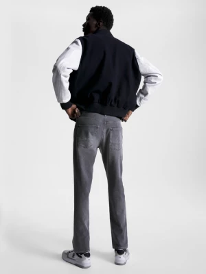 Calça jeans Denton reta com bigodes