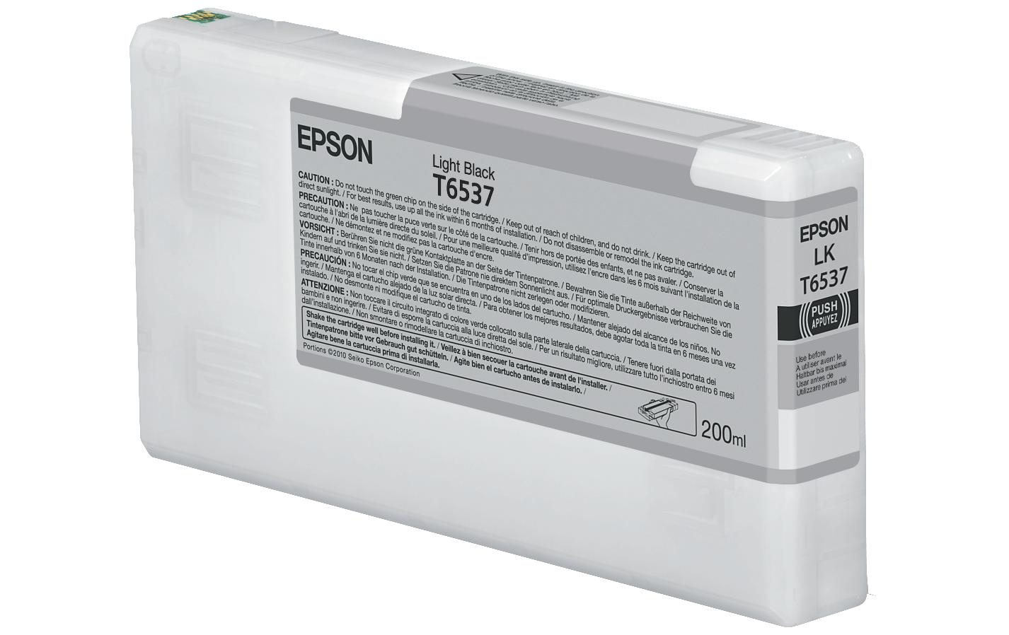 Tinte C13T653700 Light Black<br>Tinte, light schwarz