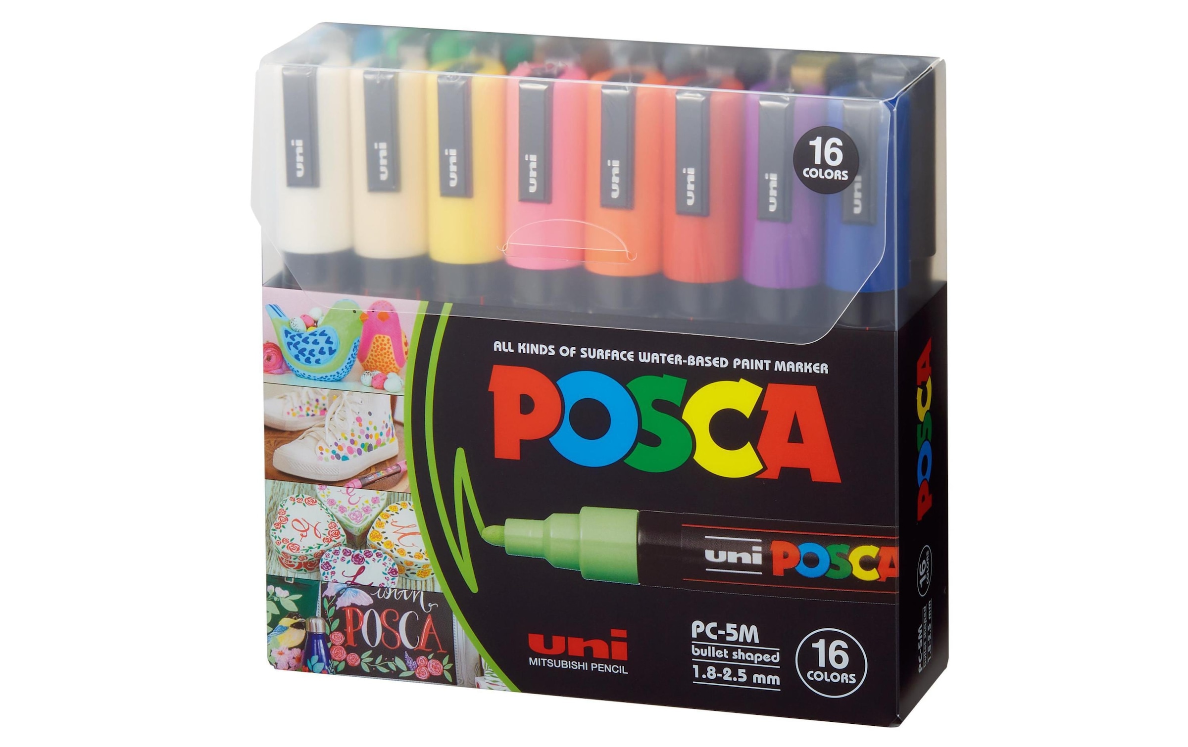 Permanentmarker »Uni POSCA 16 Stück«