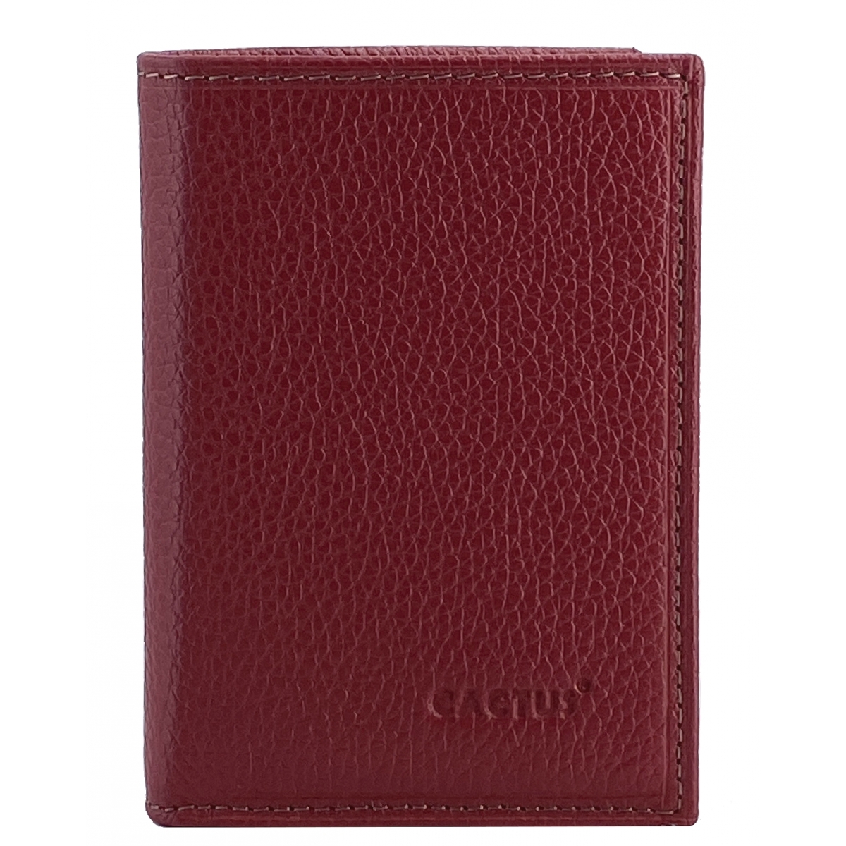 Cactus Porte Cartes cuir de vachette anti-RFID Cactus
