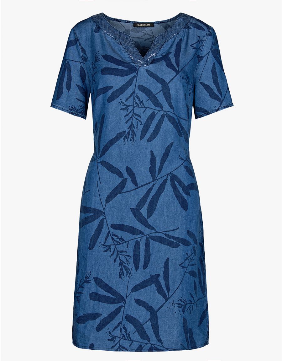 Robe en lyocell imprimée