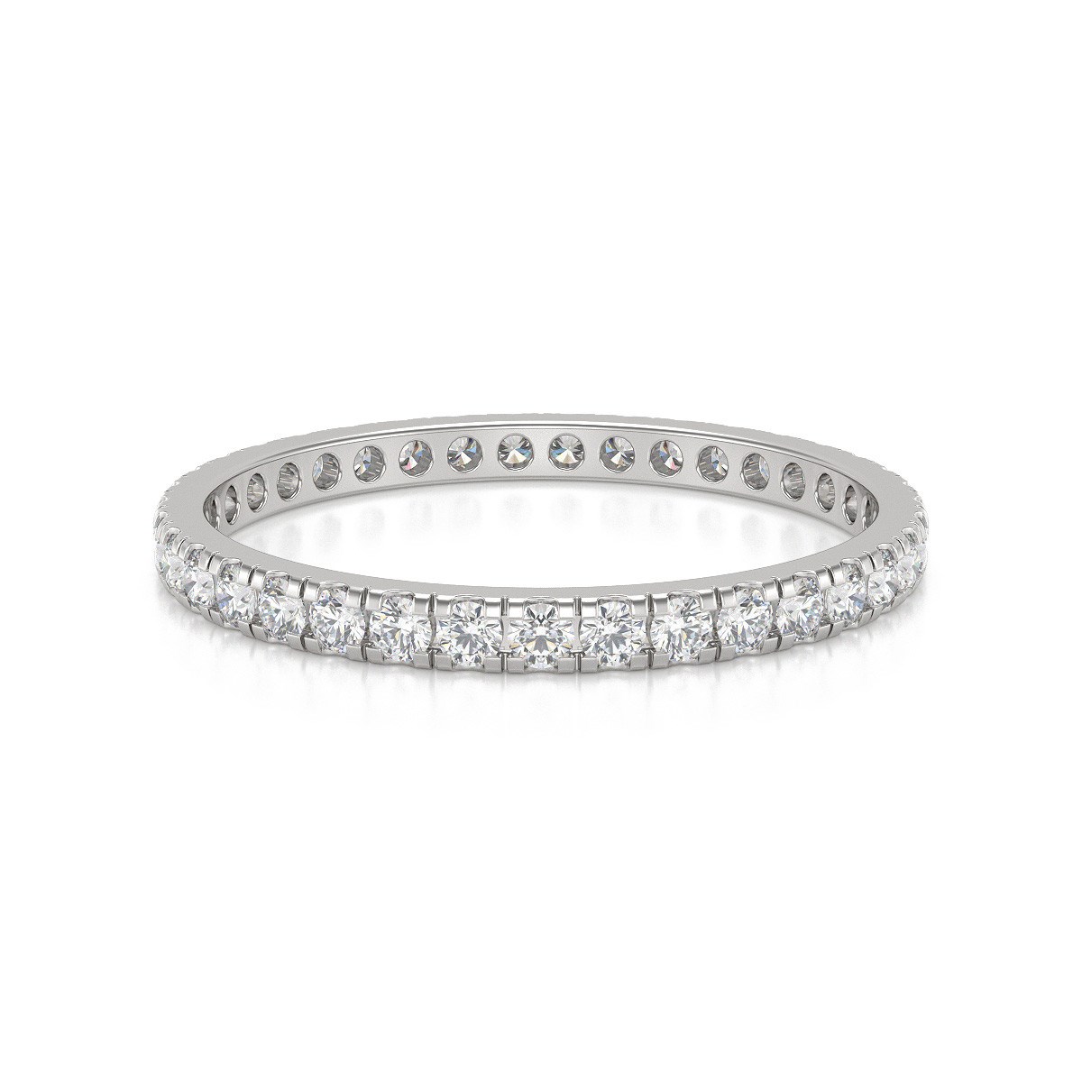 Alliance Or 750 Blanc Diamants 1.40grs