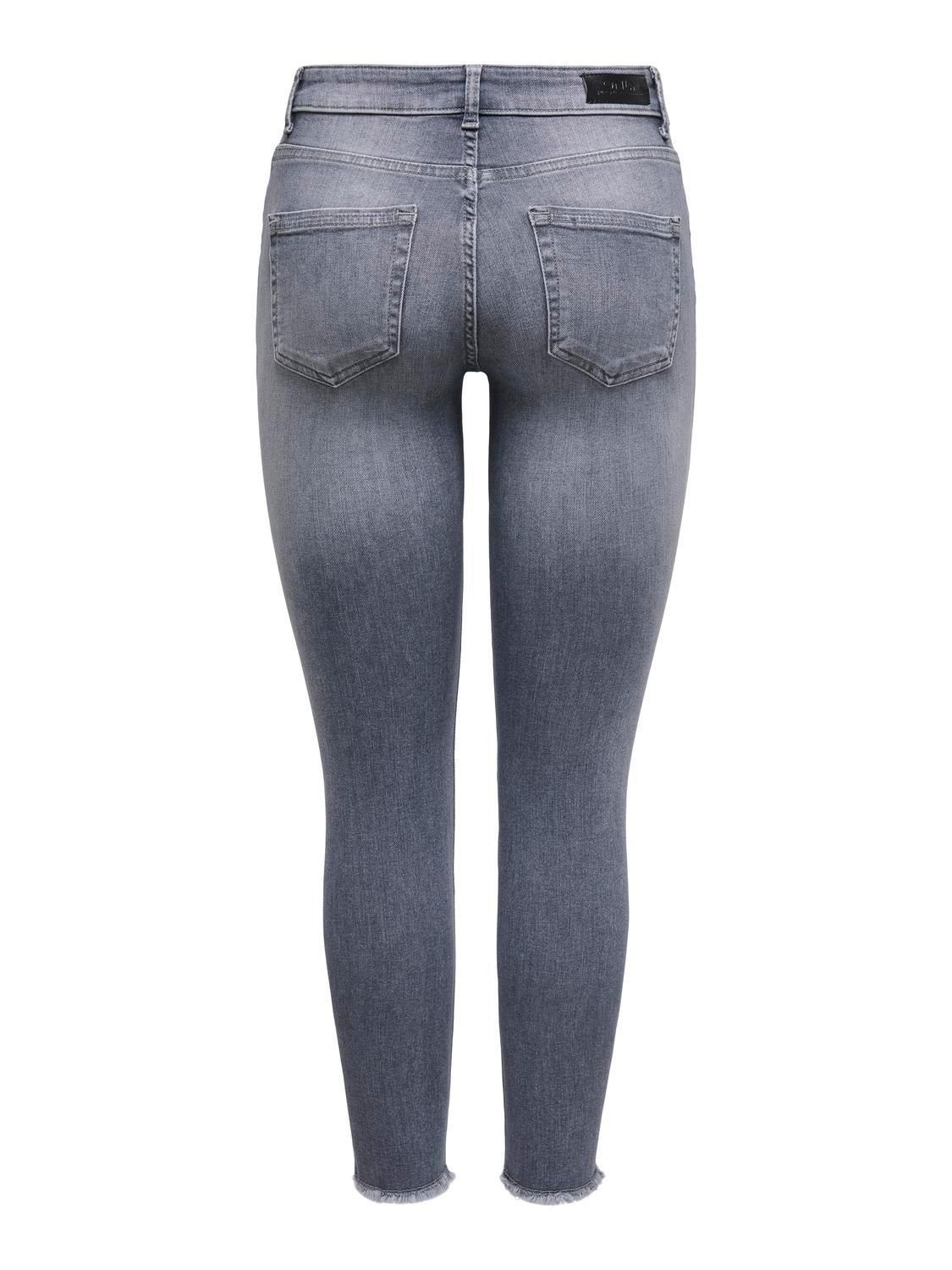 ONLBLUSH Mittlere Taille Skinny Fit Jeans Medium Grey Denim