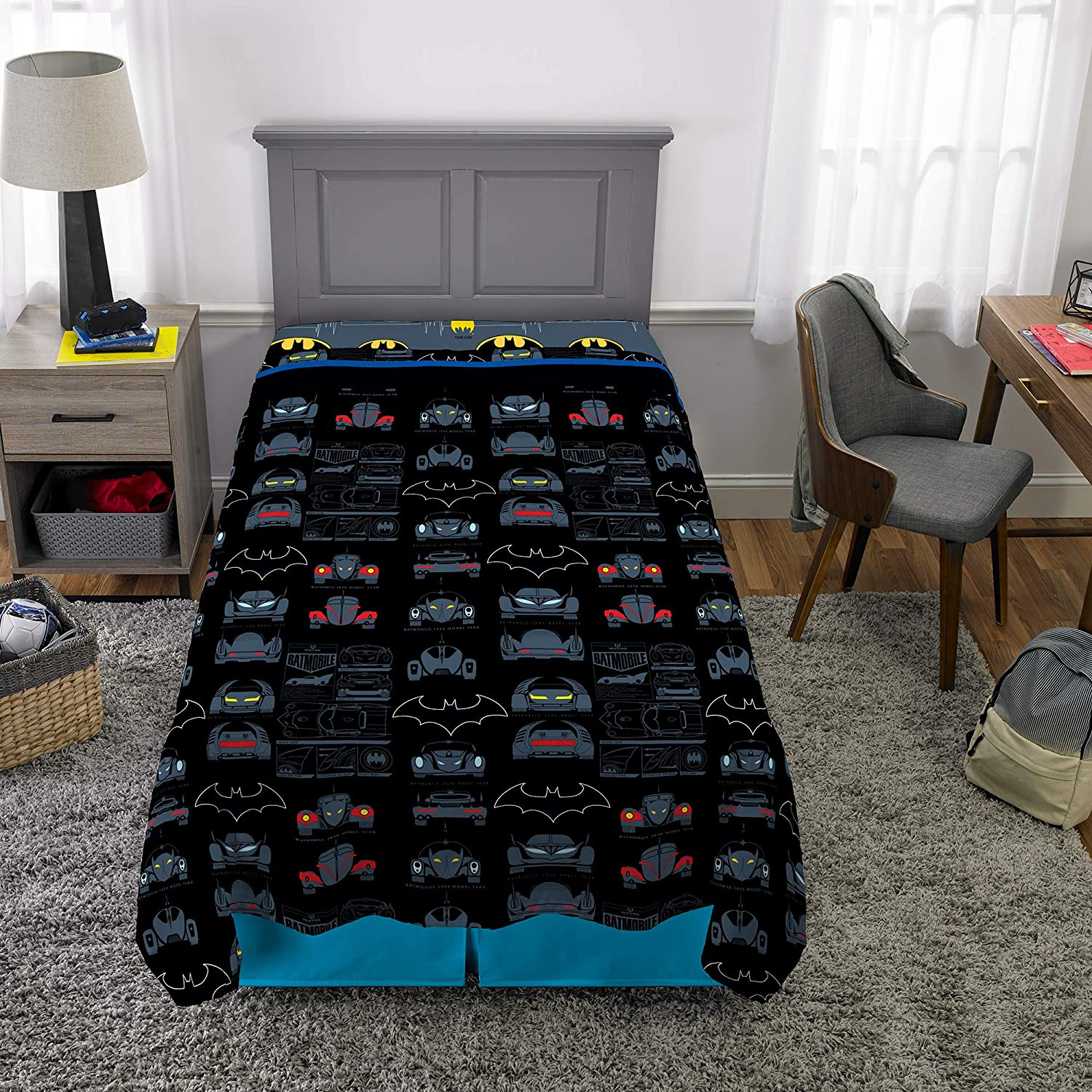 Twin Super Mario 3-Piece Bed Sheet Set.1 Flat Sheet 1 Fitted Sheet 1 Pillow Cases
