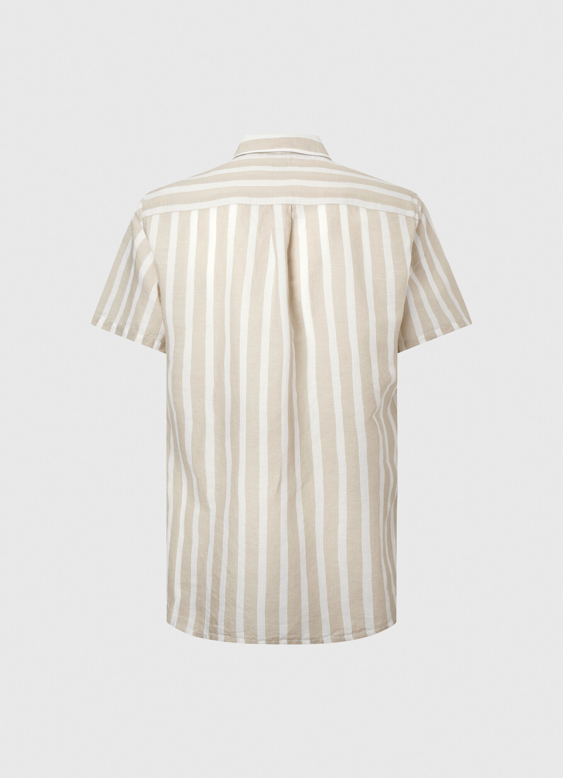 CAMISA DE MANGA CURTA LATIMER - bege malte