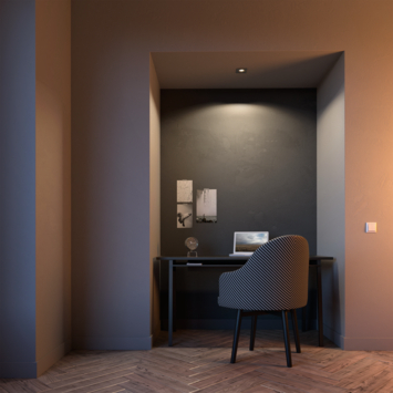 Philips Donegal inbouwspot vierkant nikkel 230V