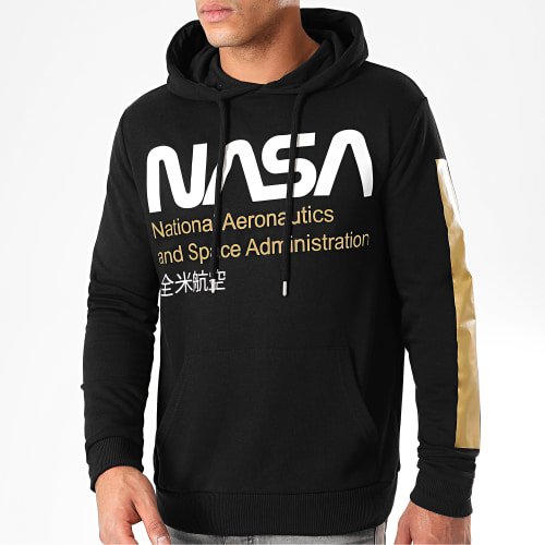 Sweat Capuche Admin Gold Noir