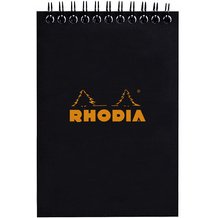 Notepad A6 80 feuilles DOT 80 g. - Noir