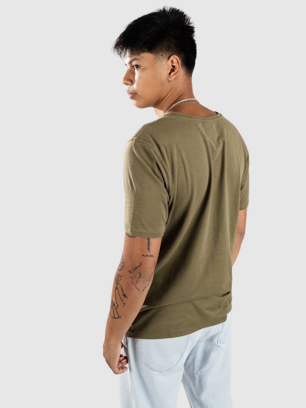 Kazane Landscape T-Shirt burnt olive