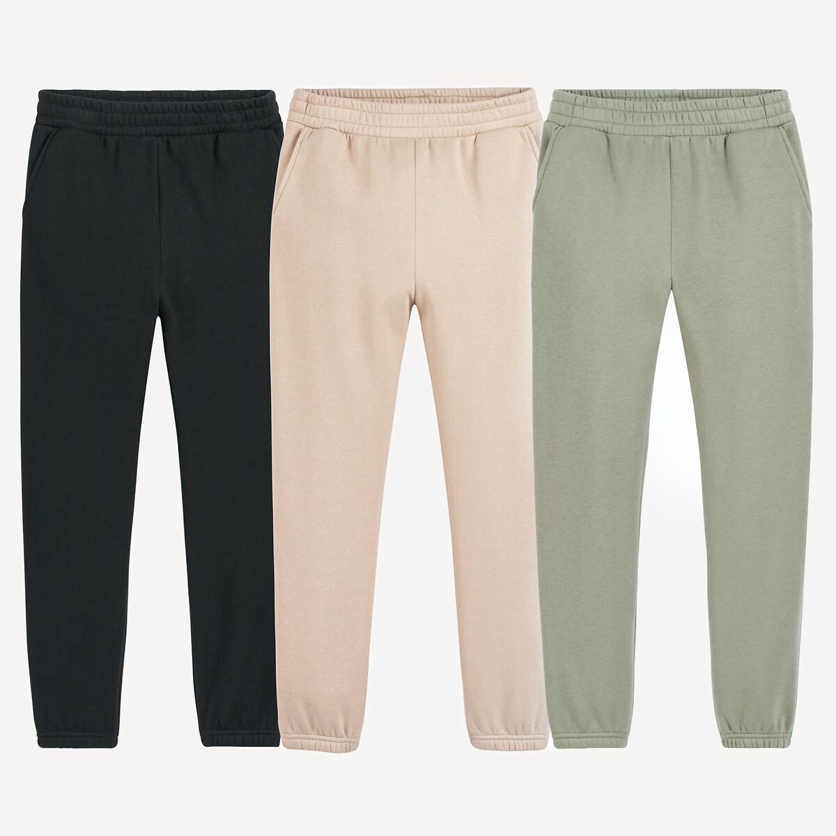 COLEÇÕES LA REDOUTE<br>Conjunto de 3 calças de jogging