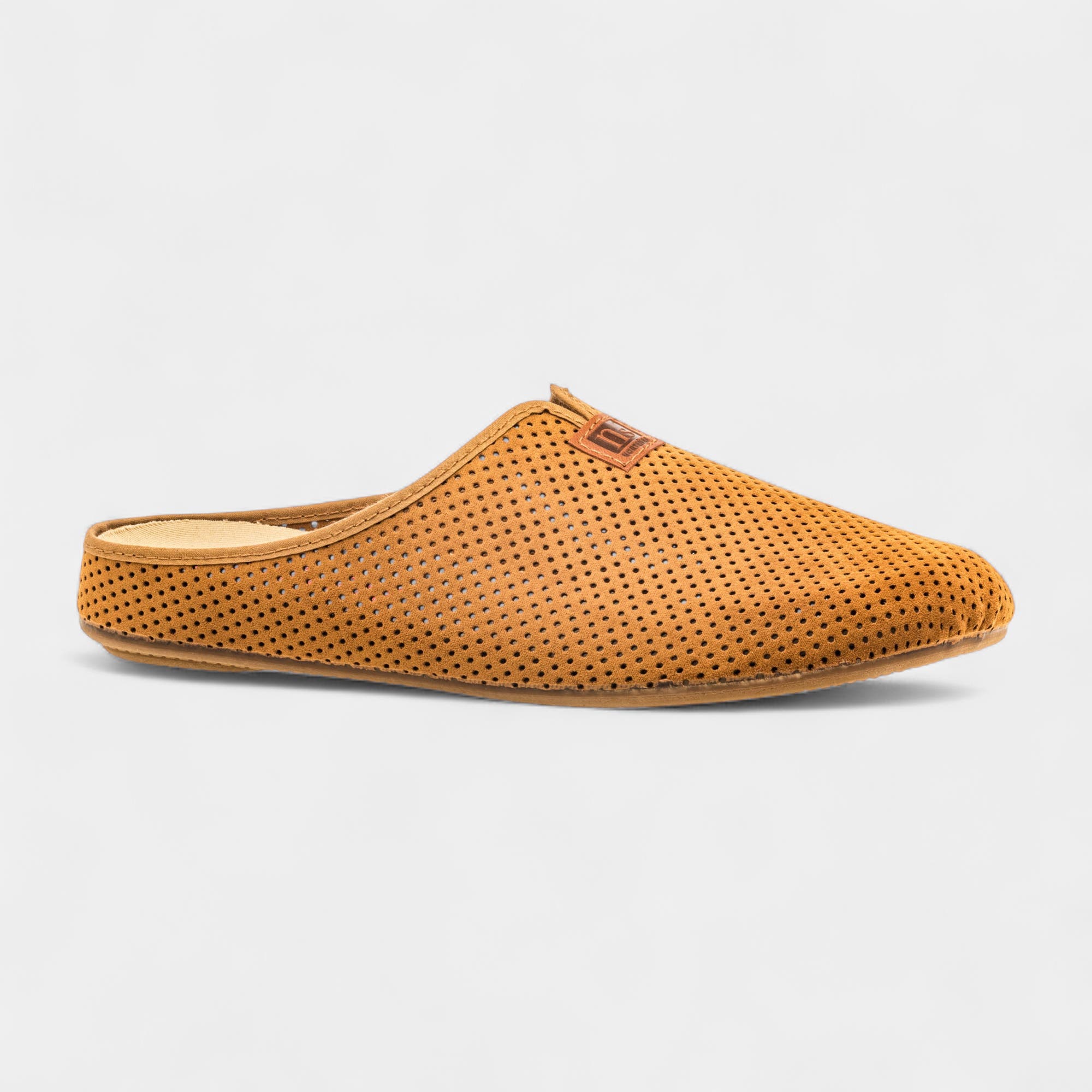 Pantoufles mules Homme camel