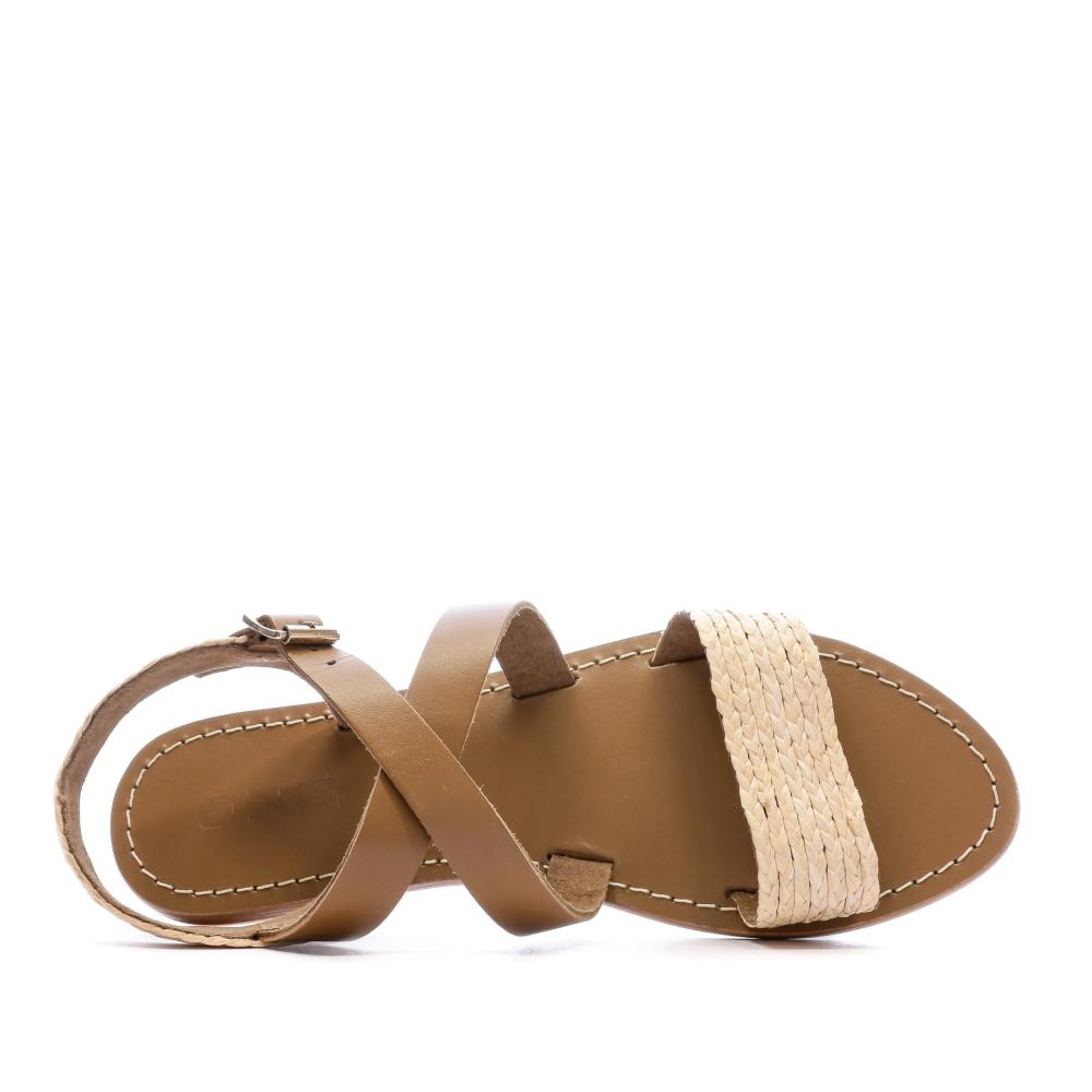 Only Sandales Cognac Femme Only Margot