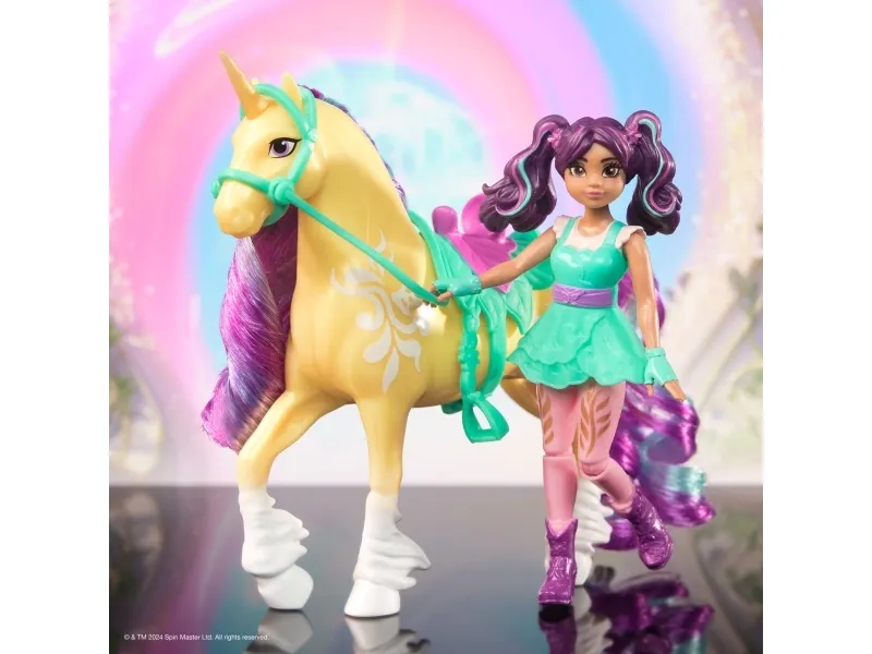 Unicorn Academy Doll & Unicorn - Ava & Leaf