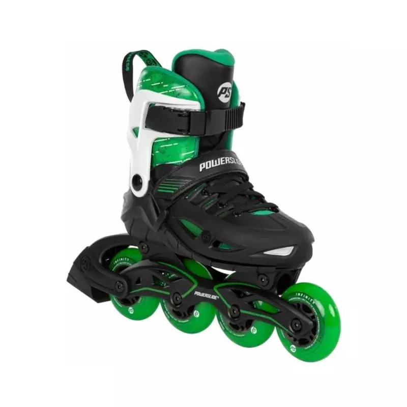 Roller en ligne junior ajustables POWERSLIDE Universe 4W Green