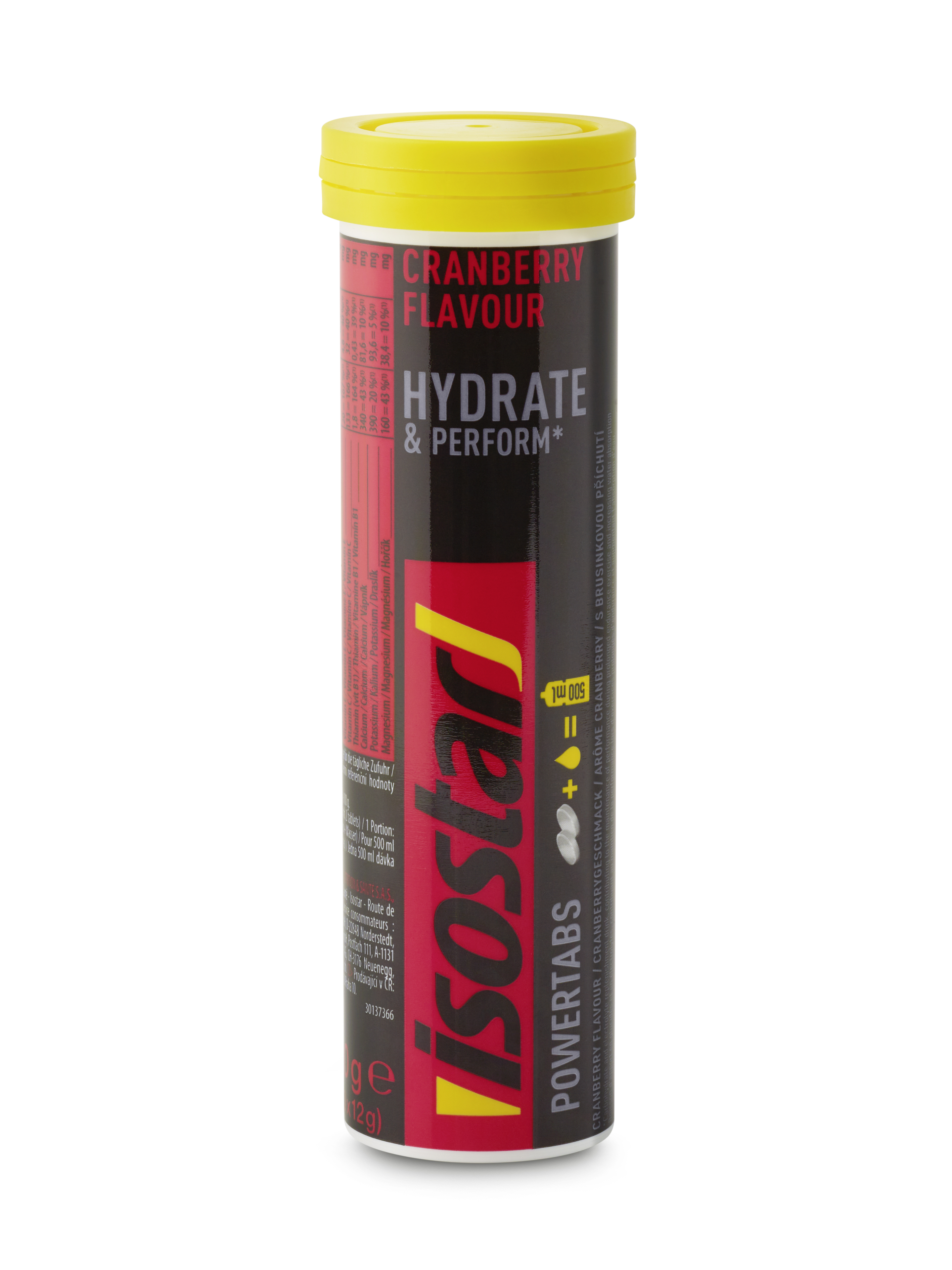 Isostar Power Tabs<br>10 Stück, Brausetablette, Cranberry