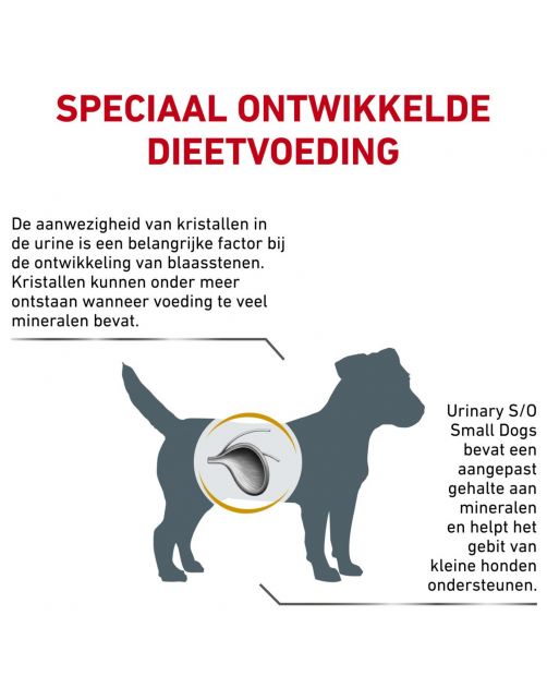 Royal Canin Veterinary Diet Urinary S\/O Small Dogs - Hondenvoer - 4 kg