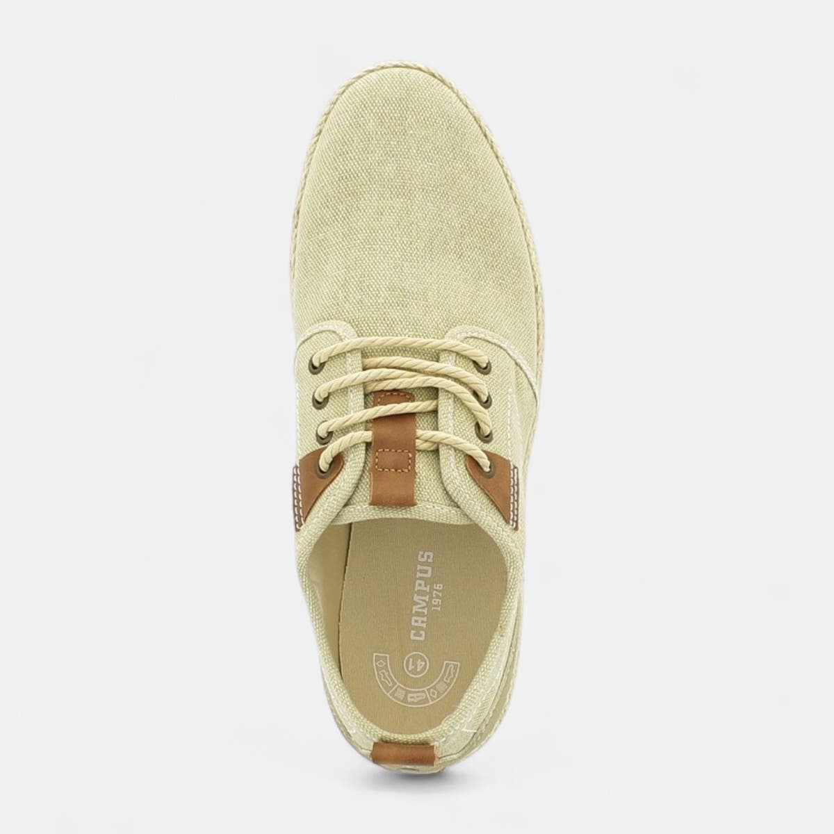 Baskets en toile Homme beige