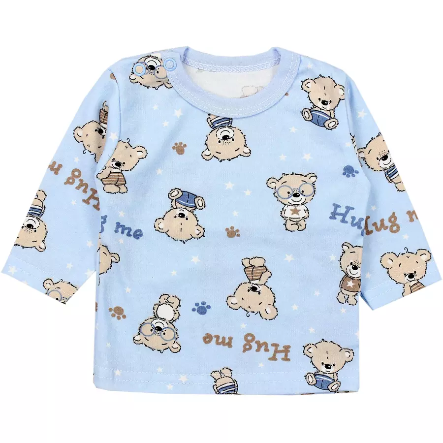 TupTam Baby Jungen Langarmshirt 5er Set blaubeige