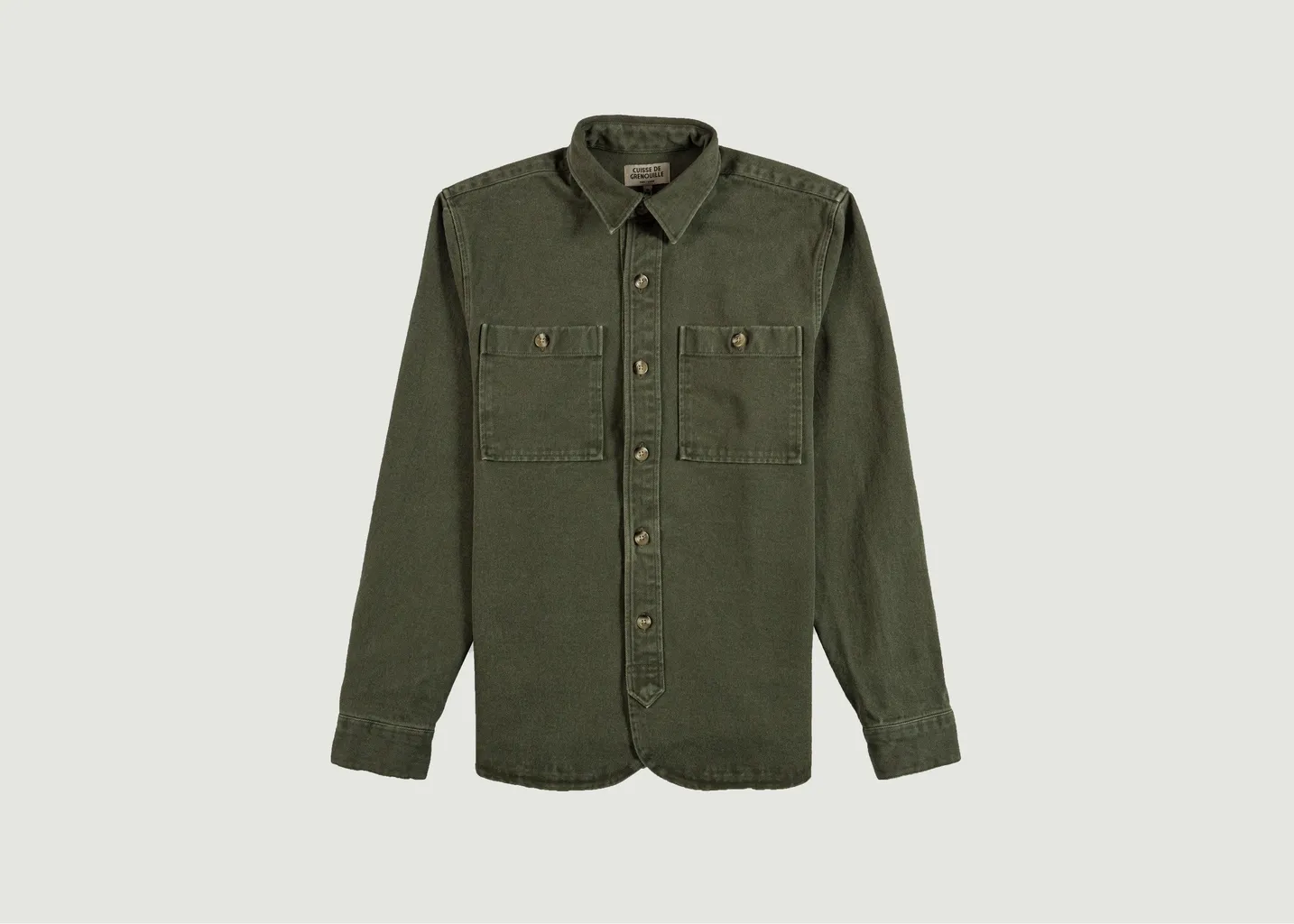 Surchemise en twill Cuisse de Grenouille