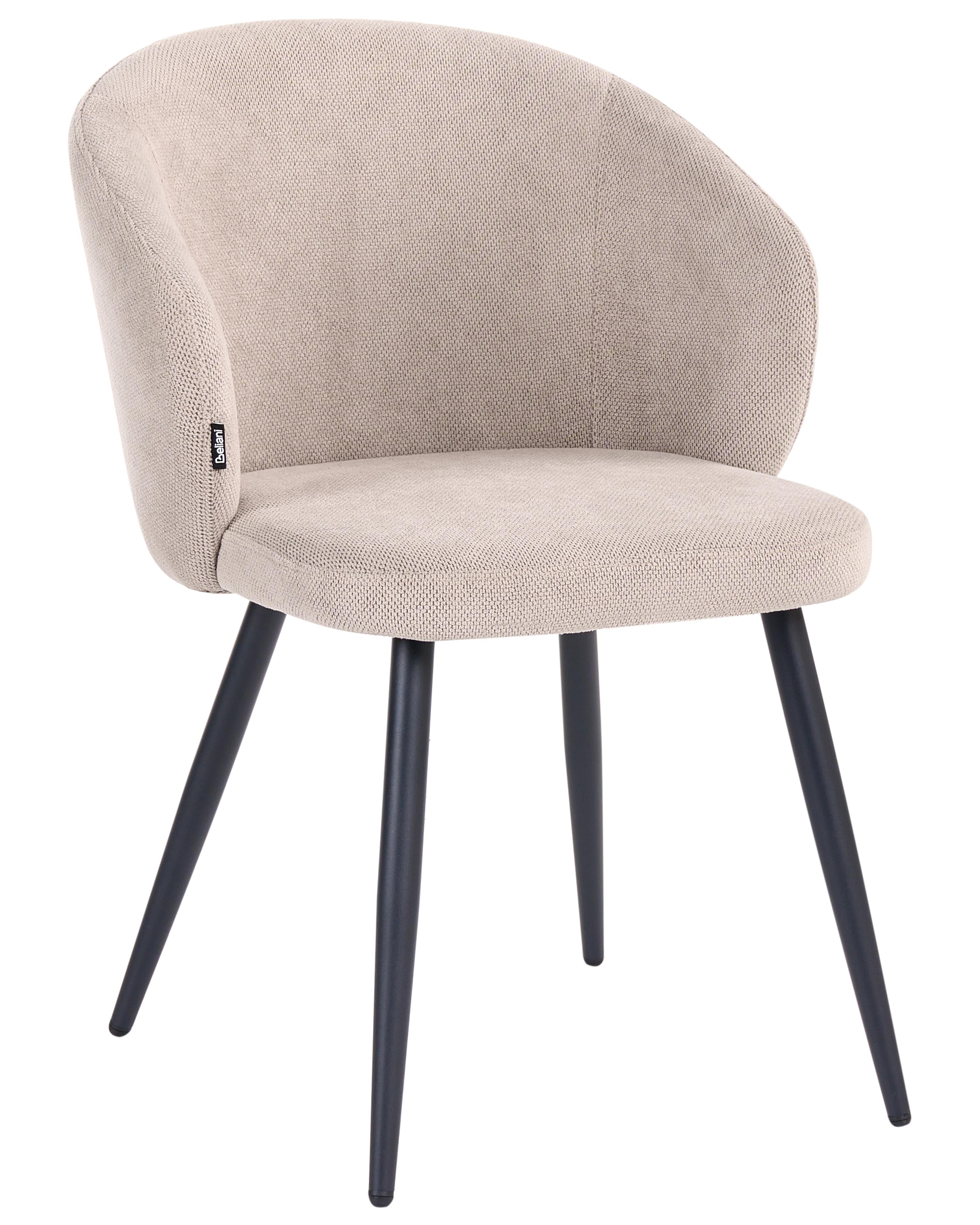 Set van 2 eetkamerstoelen MOUNDVILLE Stof Taupe