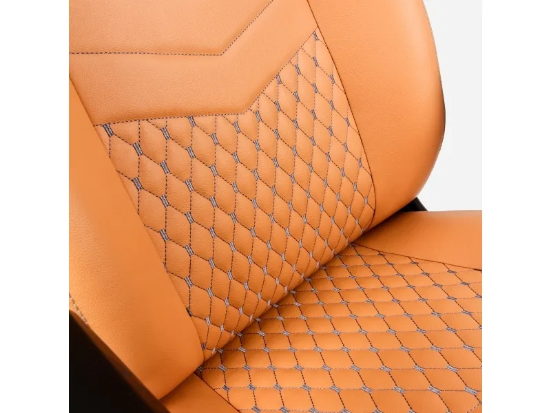 noblechairs ICON, Real Leather - Cognac / Black Gamer Stol - Brun / Sort - Læder - Op til 150 kg