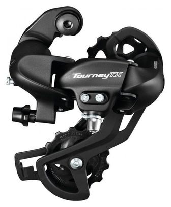SHIMANO Dérailleur Arrière 7/8 Vitesses Tourney Tx800 With Pad Mount - Noir