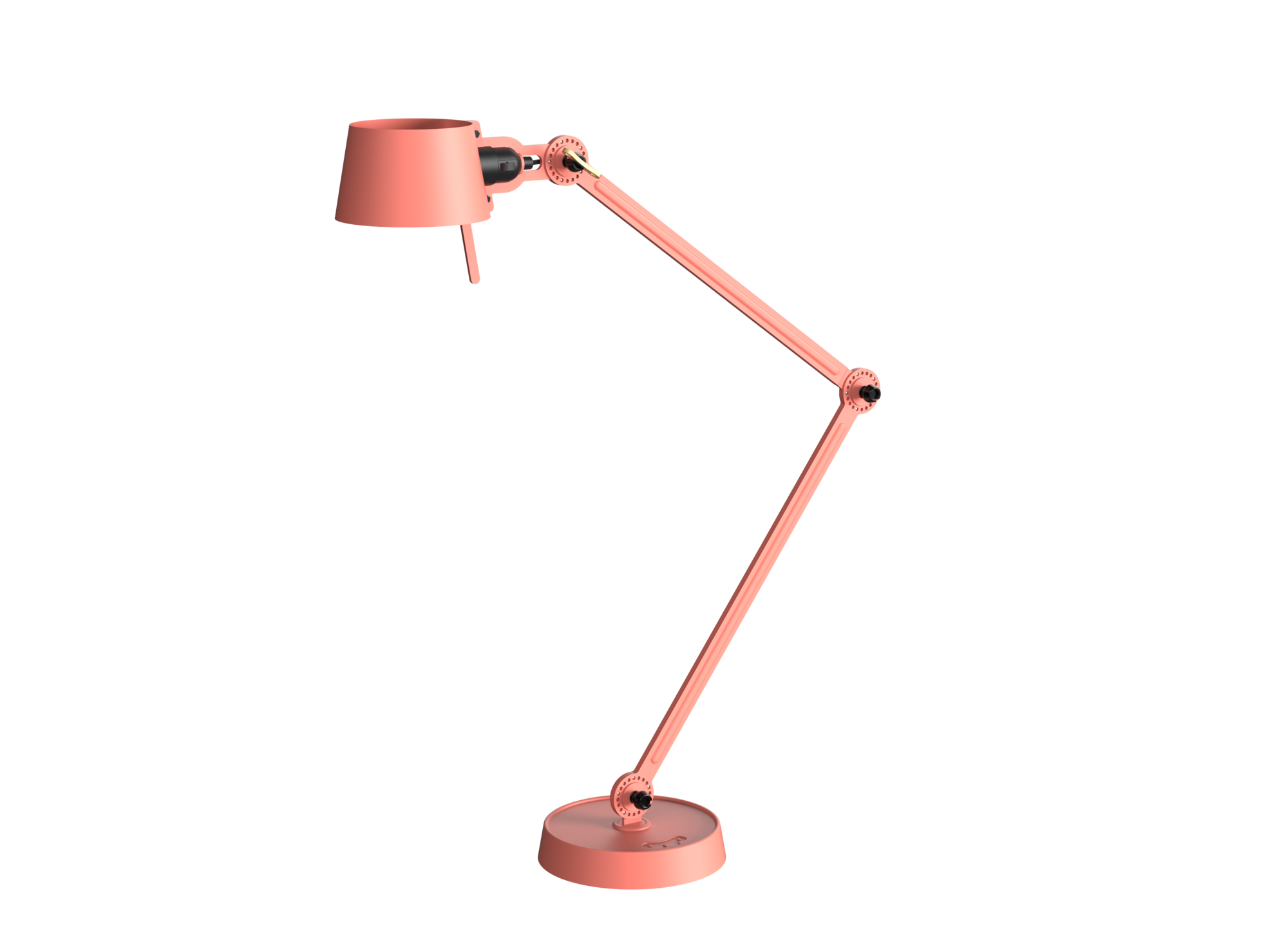 Bureaulamp Bolt met voet 2 armen daybreak rose