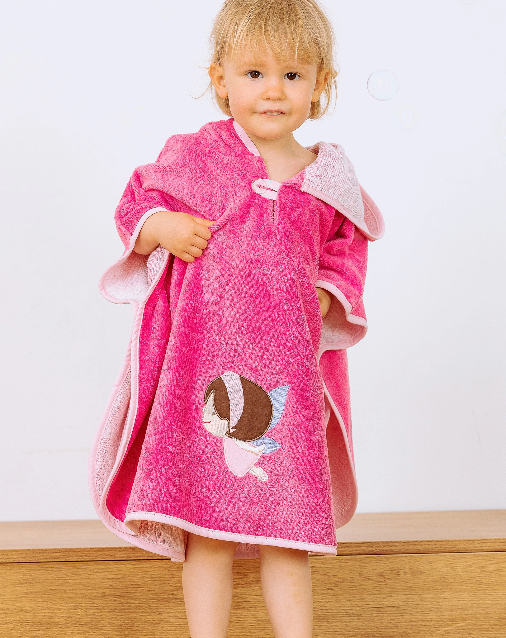 Badeponcho ELFE (55x70) in pink