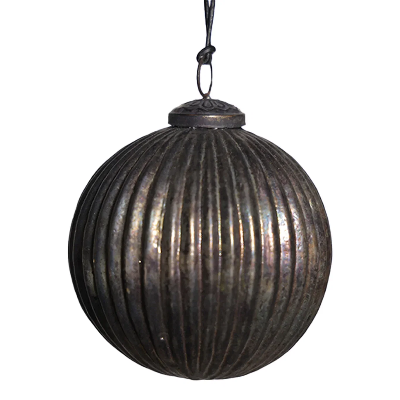 Julekule Stripey Ø12 cm
