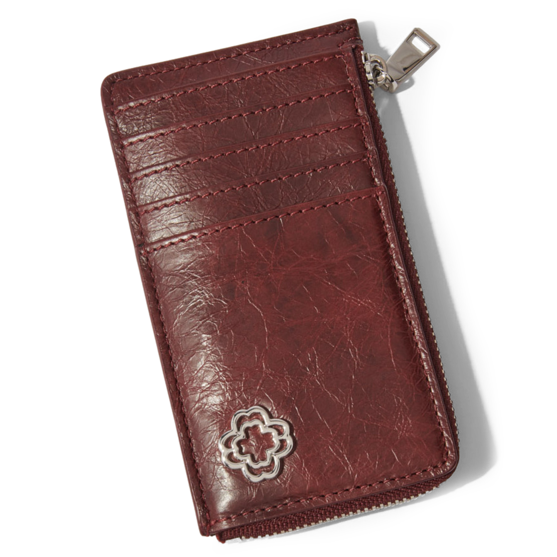 Porte-cartes en cuir | Rouge