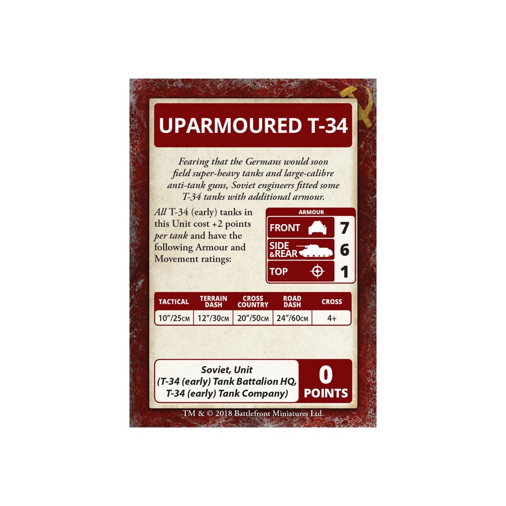 Flames of War - Enemy at the Gates Command Cards