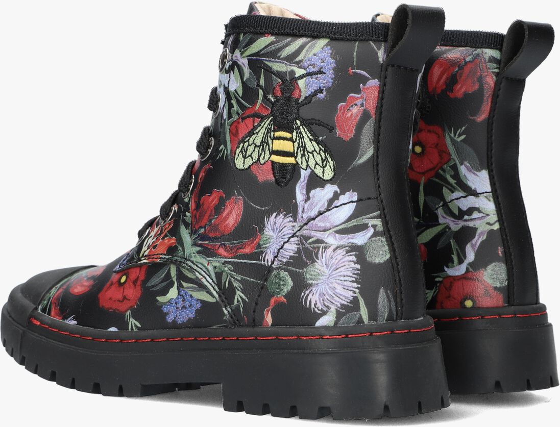 SHOESME zwarte shoesme veterboots sw22w012