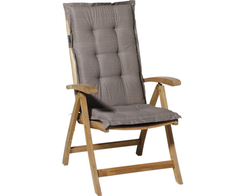 Rugkussen Basic taupe 123x50x7 cm