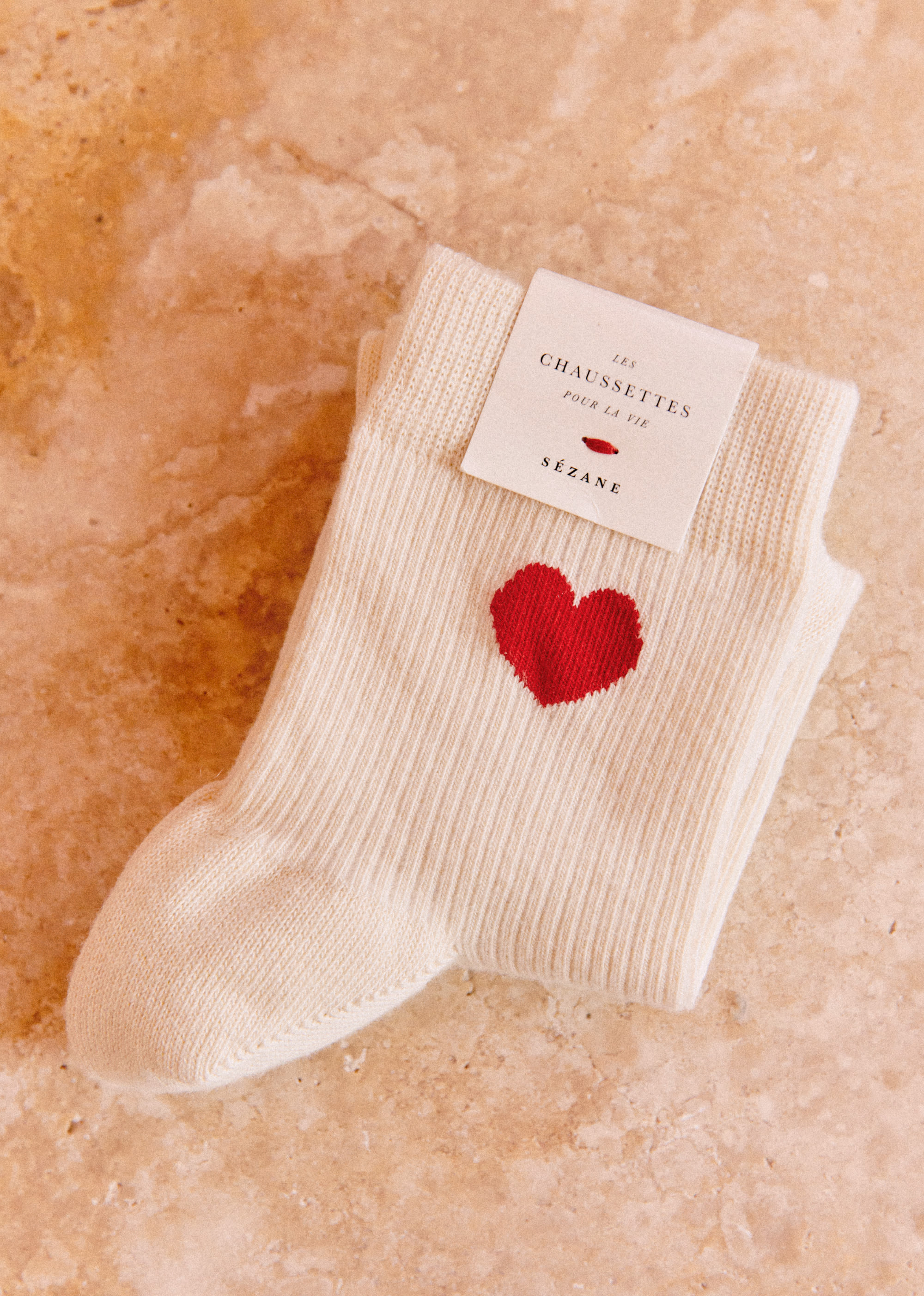 Chaussettes Coeur - Rouge - SOULIERS/SOULIERS Mocassins 5906276