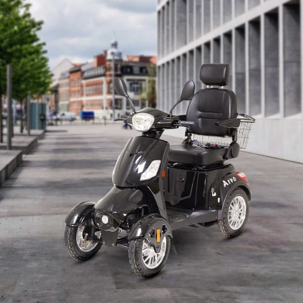 Arvo Elektrisk Scooter for Eldre P400 Svart