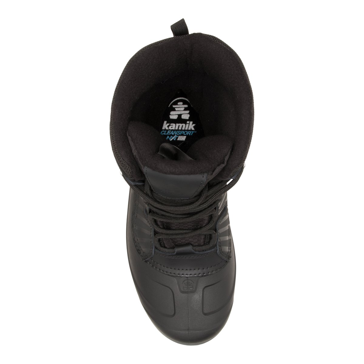 KAMIK-Iceland-m-Bottes d'hiver - Talon plat - Noir