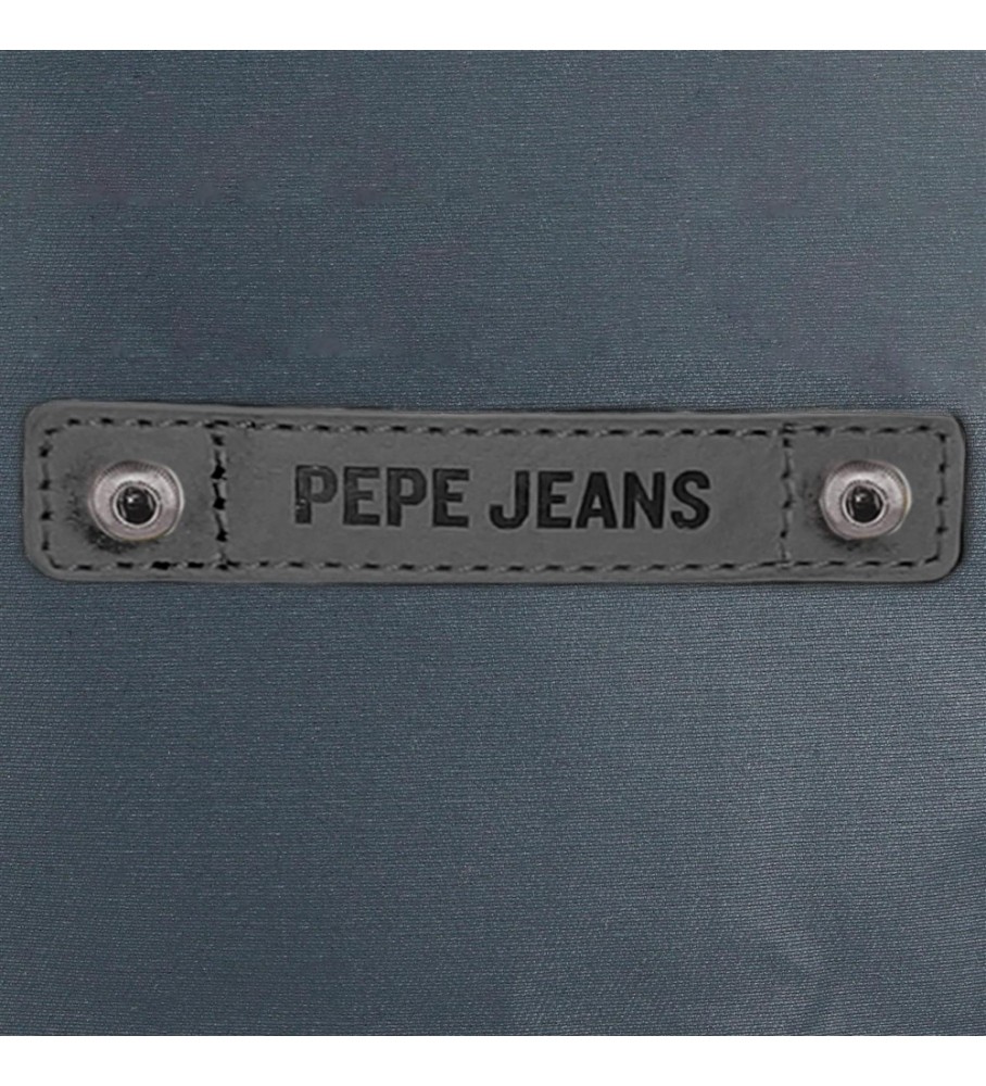 Bolsa de ombro média Pepe Jeans Hatfield azul marinho